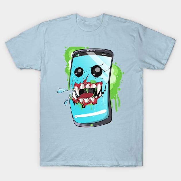 Phone T-Shirt by Dayone